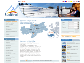 tyrol-italie.fr website preview