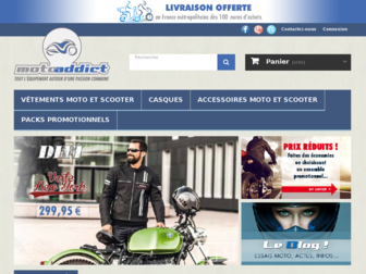 moto-addict.com website preview