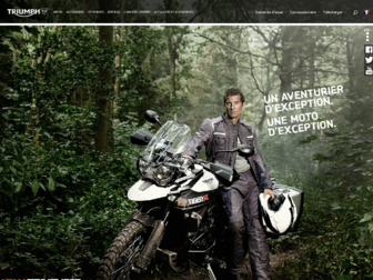triumphmotorcycles.fr website preview