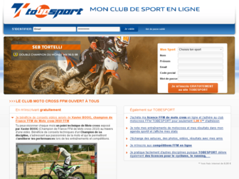 club-motocross.fr website preview