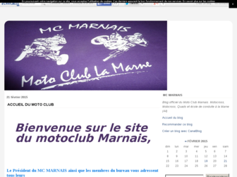 motoclubmarnais.canalblog.com website preview