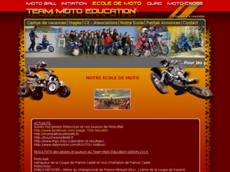 team-moto-education.fr website preview