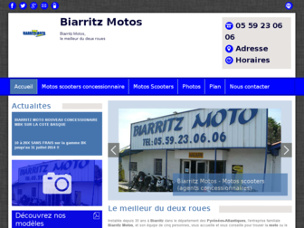 biarritz-motos.fr website preview