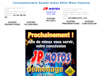 jpmotos.com website preview