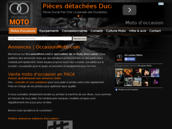 occasionmoto.com website preview