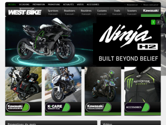 kawasaki.westbike.fr website preview