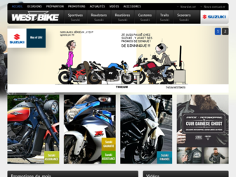 suzuki.westbike.fr website preview