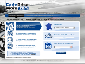 cartegrisemoto.com website preview