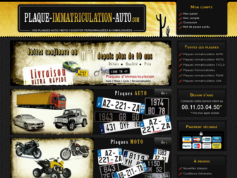 plaque-immatriculation-auto.com website preview