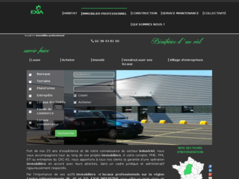 exia-industrie.fr website preview