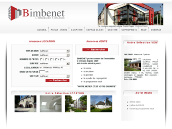 bimbenet.fr website preview