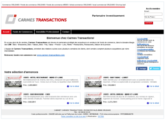 carmes-transactions.fr website preview