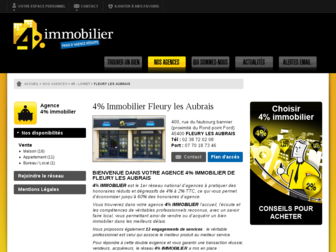 fleurylesaubrais.4immobilier.tm.fr website preview