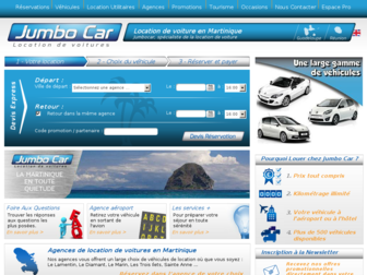 jumbocar-martinique.com website preview