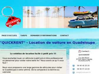 quickrent.fr website preview