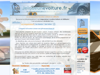 jeloueunevoiture.fr website preview