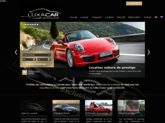 luxacar.com website preview