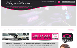 avignonlimousine4wd.com website preview