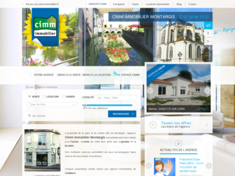 montargis.cimm-immobilier.fr website preview