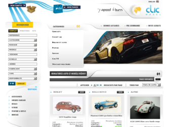 clic-model.com website preview