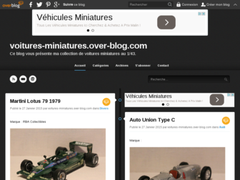 voitures-miniatures.over-blog.com website preview