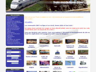 train-modelisme.com website preview