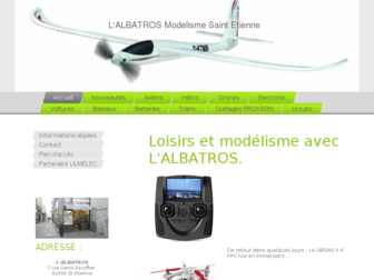 albatros-modelisme.com website preview