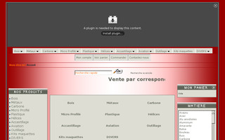 metivier-modelisme.com website preview