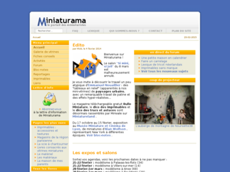 miniaturama.com website preview