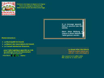modelclub-draveil.eu website preview