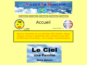 vam.valence.free.fr website preview