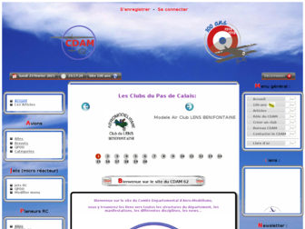 cdam62.fr website preview