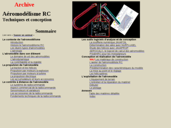 techniquemodelisme.free.fr website preview