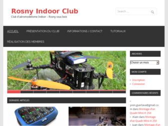 rosnyindoorclub.fr website preview