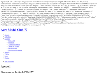aeromodelclub77.com website preview