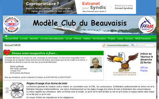 mcb-aeromodelisme.fr website preview