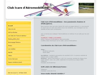 club-icare.fr website preview