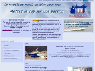 miniflotte44.fr website preview