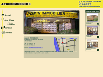 jasminimmobilier.fr website preview
