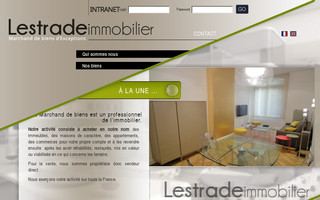 lestradeimmobilier.com website preview