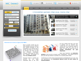 mc-immo.fr website preview