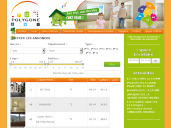 polygone-sa.fr website preview