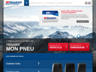 bfgoodrich.fr website preview