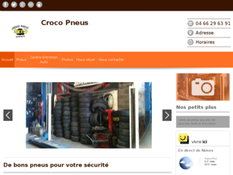croco-pneus-nimes.com website preview