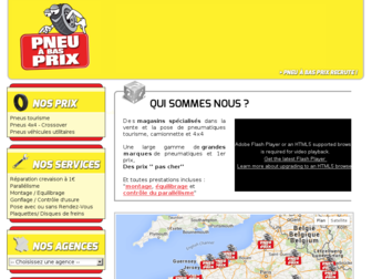 pneuabasprix.fr website preview