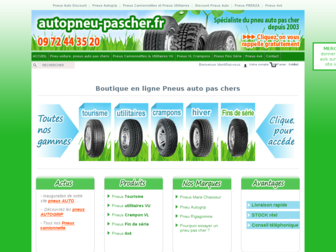 autopneu-pascher.fr website preview