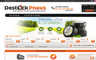 destockpneus.com website preview