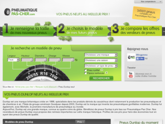 dunlop.pneumatique-pas-cher.com website preview