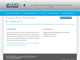 pneusproservices.com website preview