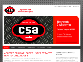 centreserviceauto.fr website preview